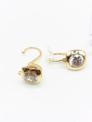 Pendientes Oro 18k con Circonita