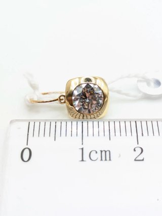 Pendientes Oro 18k con Circonita