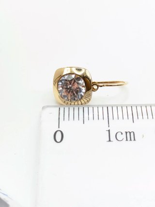 Pendientes Oro 18k con Circonita