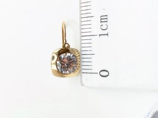Pendientes Oro 18k con Circonita
