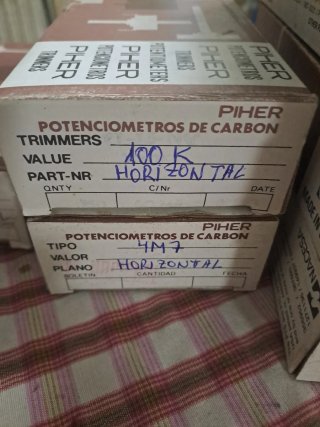 Potenciometros Trimmers Piher Vintage