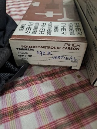 Potenciometros Trimmers Piher Vintage