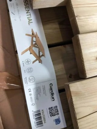 Mesa picnic madera 165x154x75 cm Essential 6-8