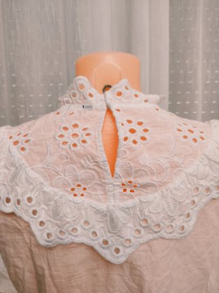 Blusa romántica boho blanca