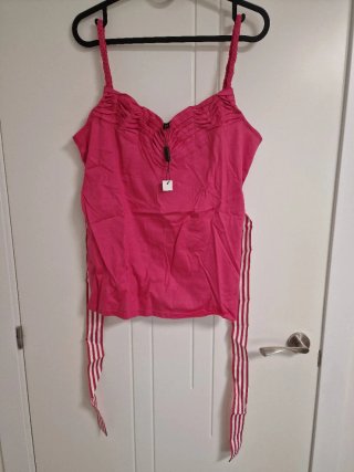 Camiseta tirantes Amitié rosa Talla 44