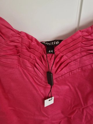 Camiseta tirantes Amitié rosa Talla 44