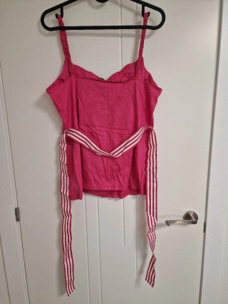 Camiseta tirantes Amitié rosa Talla 44