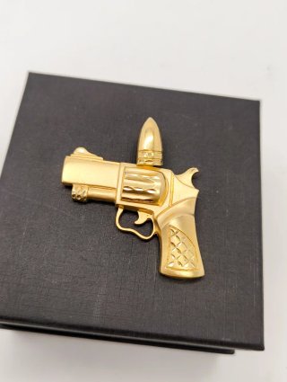 Colgante Pistola Oro 18kt Asa Bala