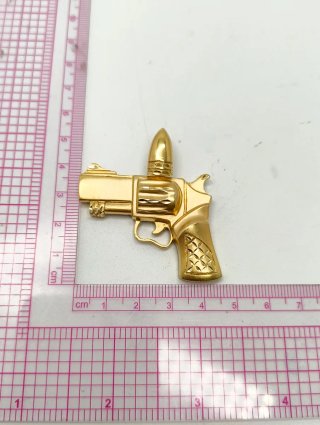 Colgante Pistola Oro 18kt Asa Bala