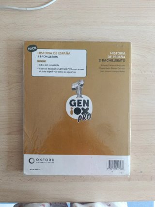Historia de España, 2 bachillerato, Geniox Pro