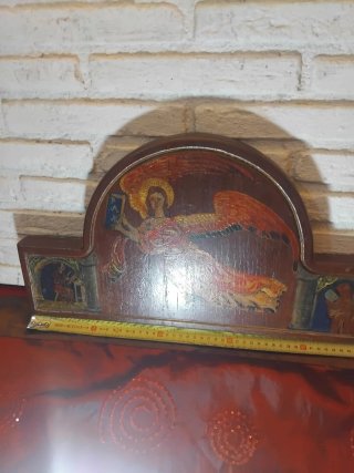 Icono de madera pintado a mano