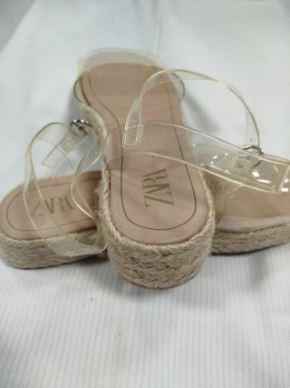 Sandalias Zara Transparentes Mujer Talla 36