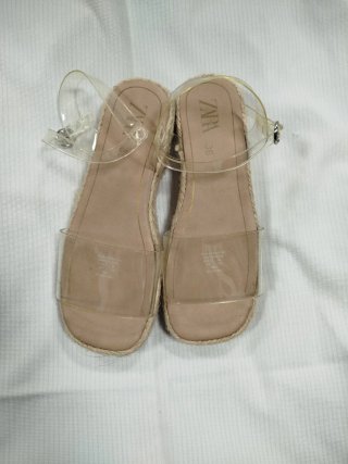 Sandalias Zara Transparentes Mujer Talla 36