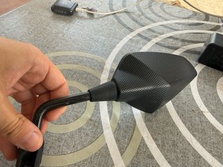 Espejos retrovisores moto homologados carbono