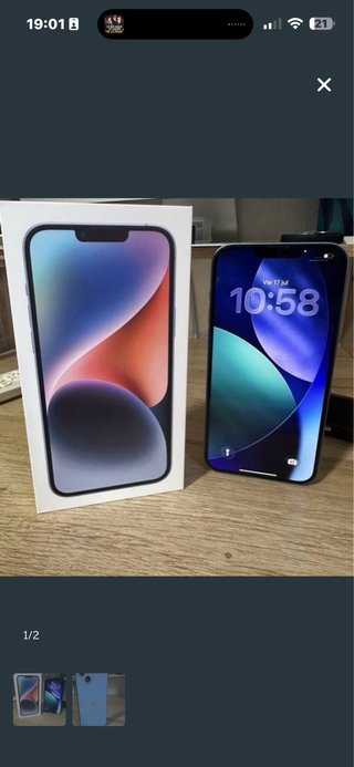 iPhone 14 Plus 128GB Nuevo con caja y accesorios