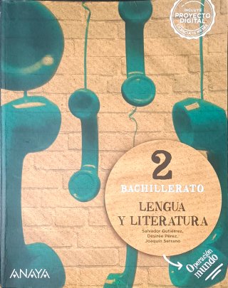 Lengua y literatura, 2 Bachillerato, Operación M..
