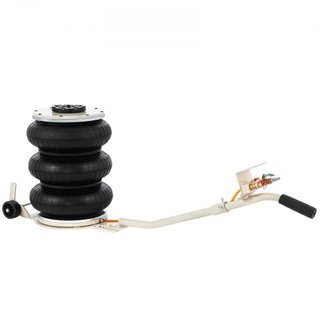 Gato Neumático de 5 Toneladas/4999.9 kg Gato de Aire de Triple Bolsa Altura de Elevación 16.5-40.6 cm Gato Inflable para Automóviles Gato de Aire Neumático 4999.9 kg de Capacidad Elevación Extrema...