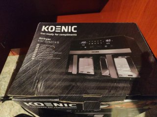 Freidora de aire Koenic doble