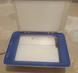 Impresora HP Azul y Blanca