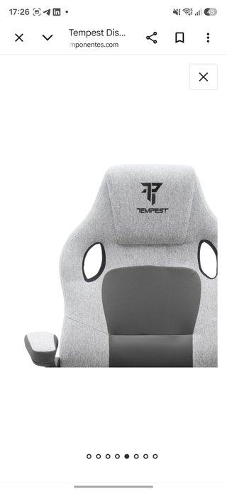 Silla gamer Tempest comprada hace un mes