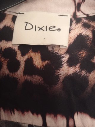 Abito lungo Dixie fantasia leopardata