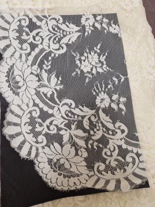 Velo Novia Encaje 250x300 Blanco Roto