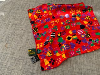 Piccolo foulard in seta Longchamp con stampa