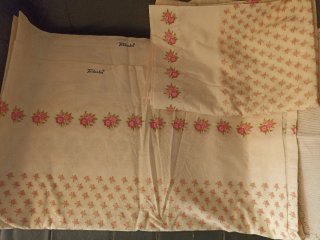 Sábana encimera 142 + funda almohada 126 cms