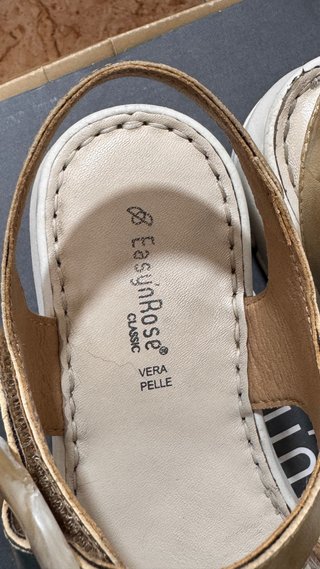 Sandalias doradas mujer talla 37