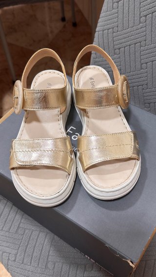 Sandalias doradas mujer talla 37