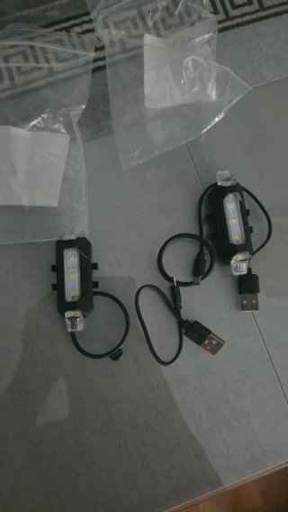 Luces LED USB para Bicicleta