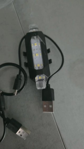Luces LED USB para Bicicleta