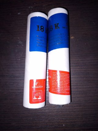 Titolo: 2 Acidi Reattivi 18K Technoflux NuoviDescr