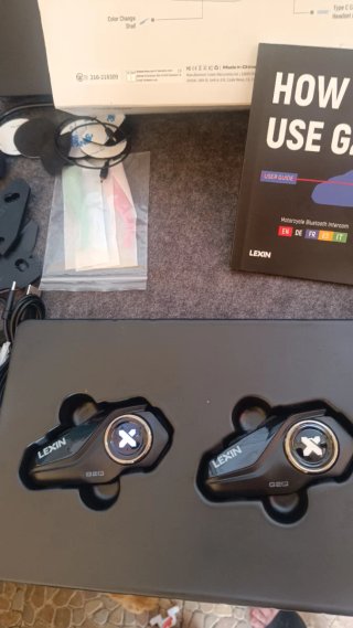 LEXIN 2X G2P Intercomunicador Moto Bluetooth
