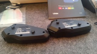 LEXIN 2X G2P Intercomunicador Moto Bluetooth