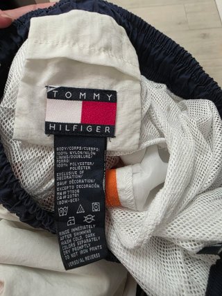 Bañador Tommy Hilfiger Blanco y Naranja
