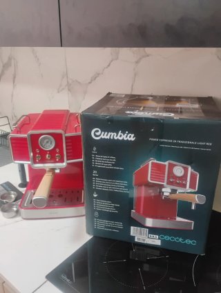 Cafetera Express Cecotec 1727 Power Roja