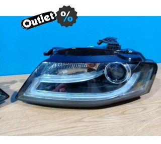 FE FAROS AUDI A4 B8 07-11 LUZ DIURNA LED DRL FONDO NEGRO R14