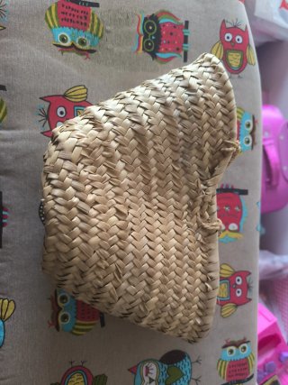 Bolso cesta niña con apliques