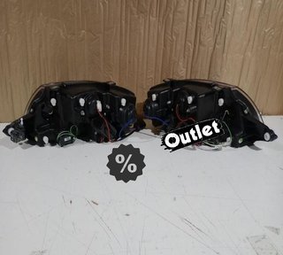 FE FAROS AUDI TT 98-05 LUZ DIURNA REAL LED FONDO NEGRO R1459