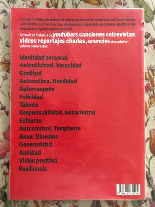 Talentum, 4 Secundaria programa de valores y de...