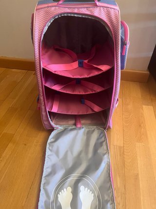 Maleta infantil estrellas azul y rosa