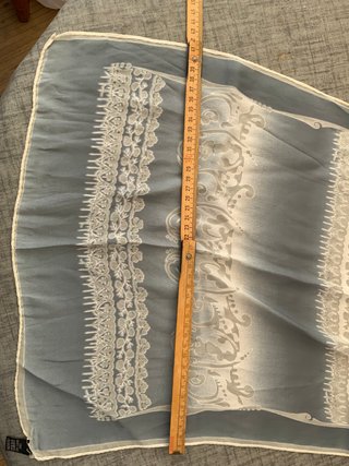 Pañuelo largo vintage seda y viscosa
