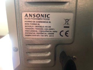 Horno tostador Ansonic blanco