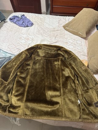 Chaqueta de piel sintética forrada