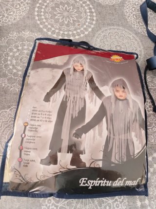 Disfraz Espíritu del Mal Talla 7-9 años