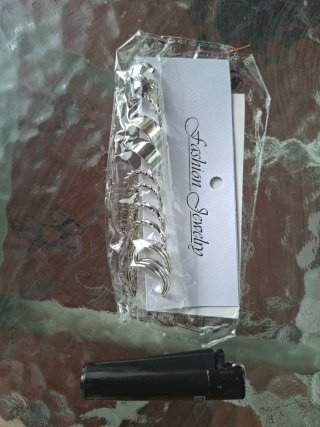 Pendientes Aros Plateados Varios Diseños
