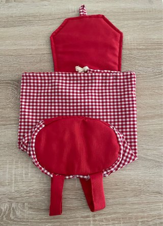 Mochila de tela escolar