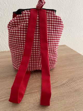 Mochila de tela escolar