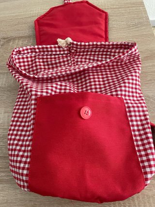 Mochila de tela escolar